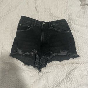 Zara dark wash shorts